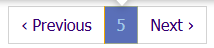 "Shrunk mobile pager, with links to Previous, 5, and Next"