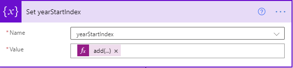 "Set variable to: add(indexOf(variables(‘fileName’),'(‘),1)"